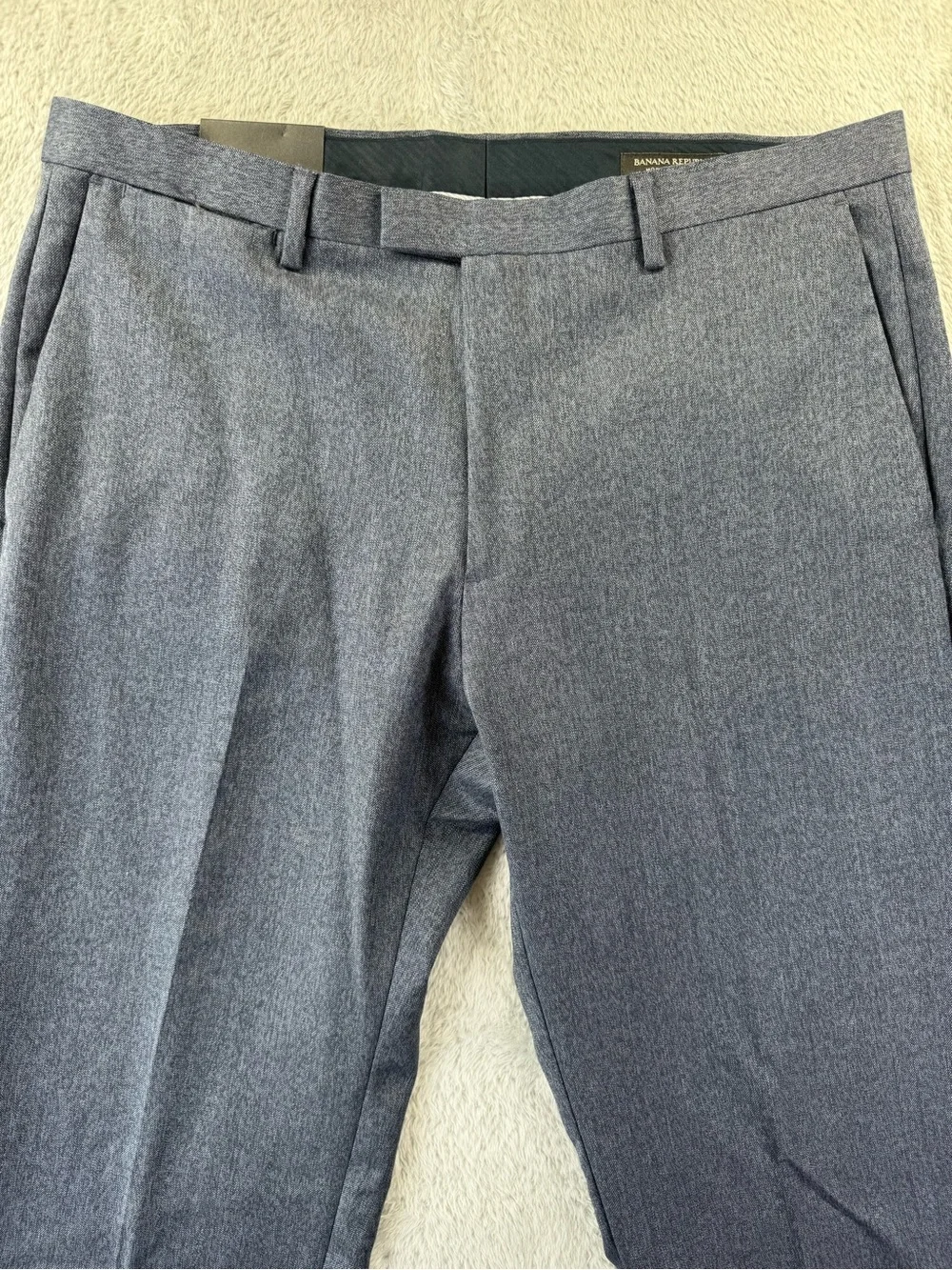 Banana Republic 100% Wool Modern Slim Fit Dress Pants 35x32 NWT